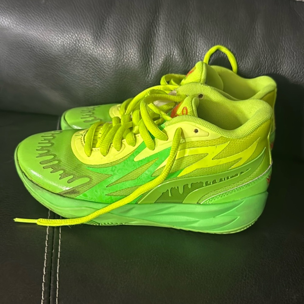 Puma Lamelo Ball Nickelodeon slime sneakers
